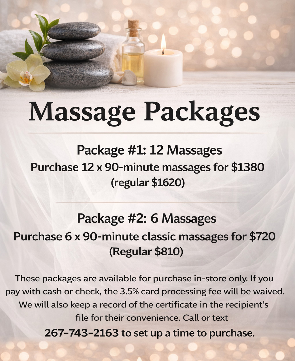 massage specials